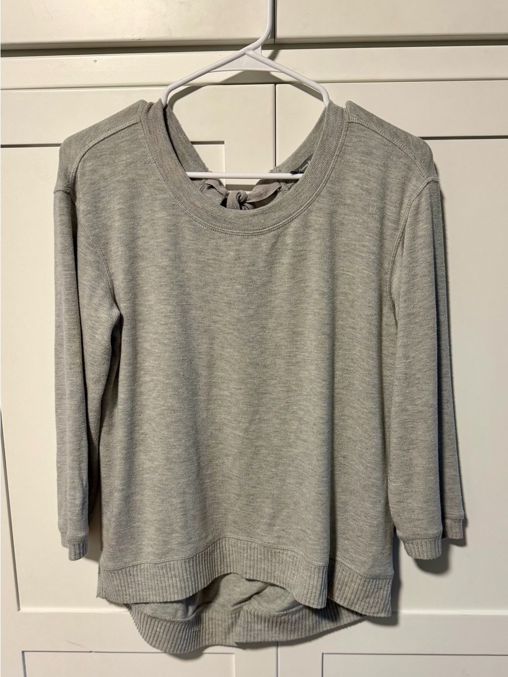 Neiman Marcus Gray Loose-fit Top